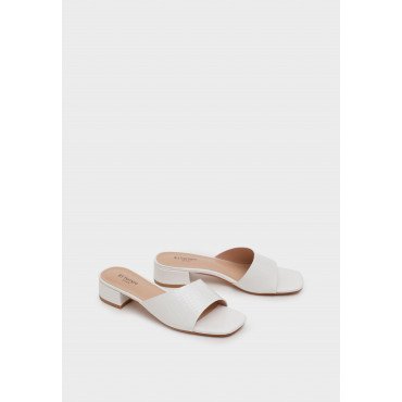 Мюли женские, цвет БЕЛЫЙ, CVS198_A-8-01_WHITE CVS198_A-8-01_WHITE 2