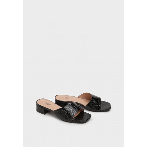 Мюли женские, цвет ЧЕРНЫЙ, CVS198_A-8-02_BLACK "CVS198_A-8-02_BLACK" 2