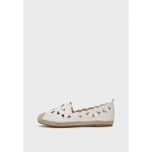 Эспадрильи женские, цвет БЕЛЫЙ, LE025_01PP-WT "LE025_01PP-WT" 4