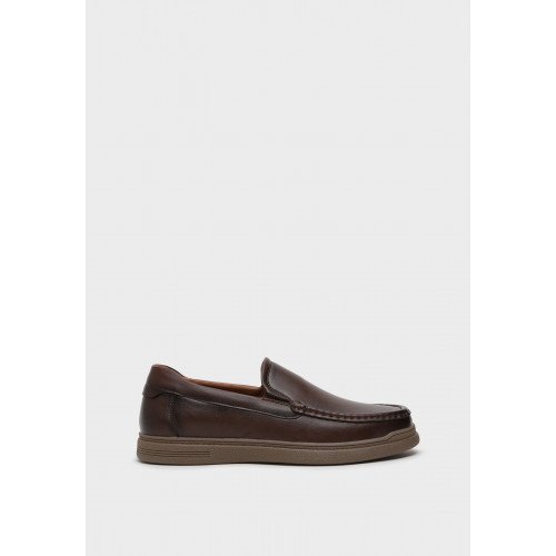 Мокасины мужские, цвет КОРИЧНЕВЫЙ, FL603_Z262-3_BROWN "FL603_Z262-3_BROWN" 3