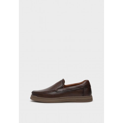 Мокасины мужские, цвет КОРИЧНЕВЫЙ, FL603_Z262-3_BROWN "FL603_Z262-3_BROWN" 4