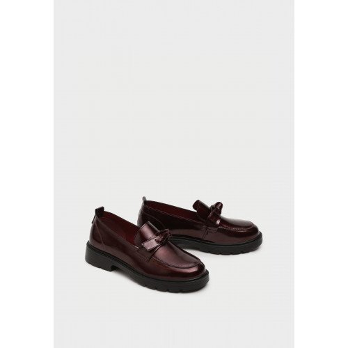 Лоферы женские, цвет БОРДОВЫЙ, SZ432_01_05_LT "SZ432_01_05_LT" 2