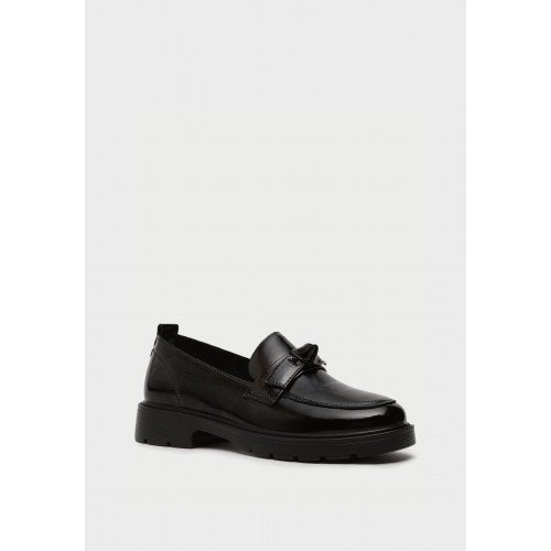Лоферы женские, цвет ЧЕРНЫЙ, SZ432_01_01_LT "SZ432_01_01_LT" 1