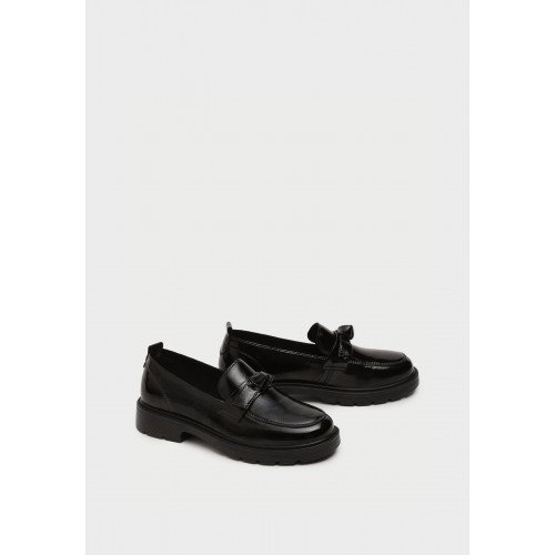 Лоферы женские, цвет ЧЕРНЫЙ, SZ432_01_01_LT "SZ432_01_01_LT" 2