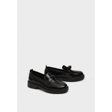 Лоферы женские, цвет ЧЕРНЫЙ, SZ432_01_01_LT SZ432_01_01_LT 2