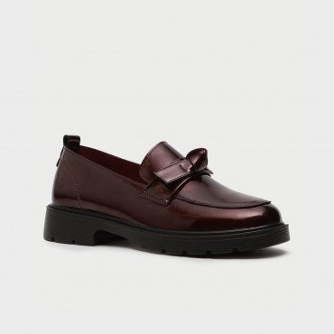 Лоферы женские, цвет БОРДОВЫЙ, SZ432_01_05_LT SZ432_01_05_LT