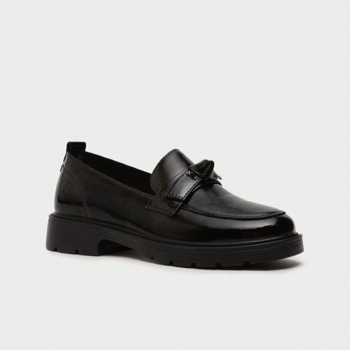 Лоферы женские, цвет ЧЕРНЫЙ, SZ432_01_01_LT "SZ432_01_01_LT" 1