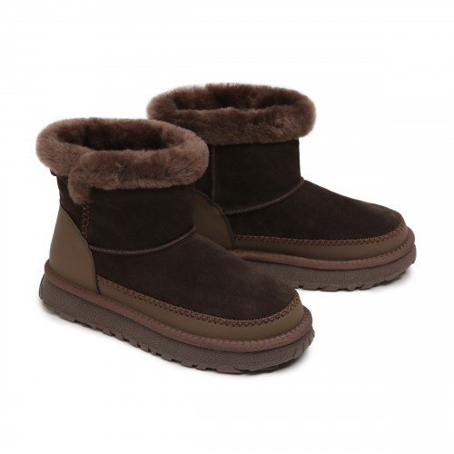 Угги, Женские, цвет КОРИЧНЕВЫЙ SZ814_01CH-BR "SZ814_01CH-BR" 2