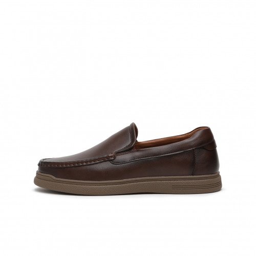 Мокасины мужские, цвет КОРИЧНЕВЫЙ, FL603_Z262-3_BROWN "FL603_Z262-3_BROWN" 1