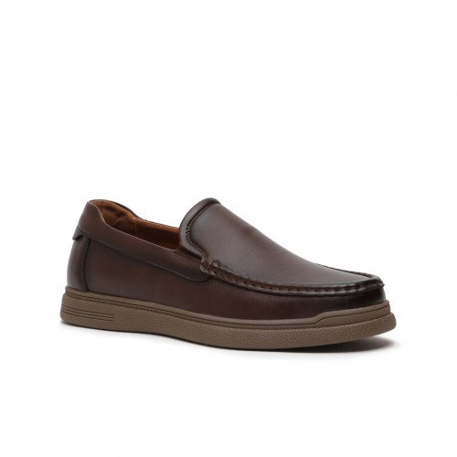 Мокасины мужские, цвет КОРИЧНЕВЫЙ, FL603_Z262-3_BROWN "FL603_Z262-3_BROWN" 3
